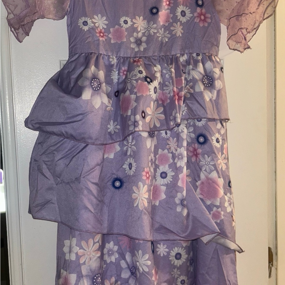 Floral Purple Kids Dress